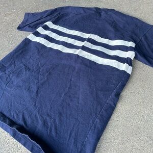 Calvin Klein Dark Blue T-Shirt with White Emblem